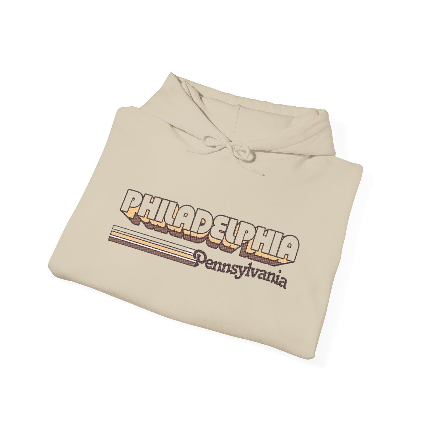 Philadelphia Retro Graphic Hoodie Unisex Heavy Blend™ Hooded Sweatshirt