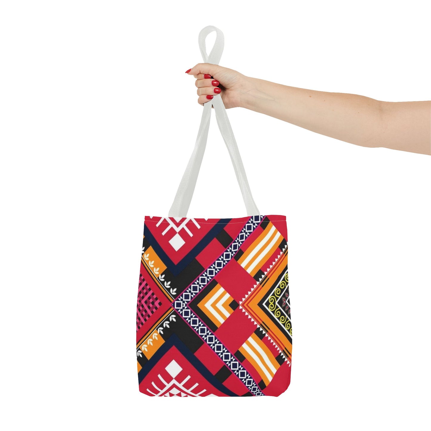 BRAND NEW WESTERN PRINT Multi Color TOTE BAG Fast Shipping (AOP) red