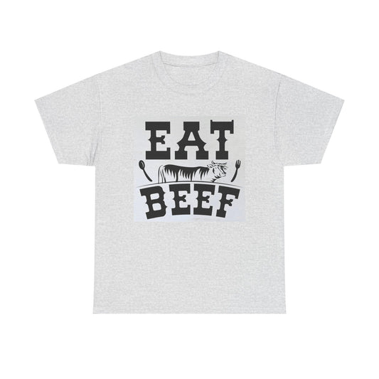 Eat Beef Tshirt Support Farmers Cattle Farms Animals Cows Steak Unisex Grill