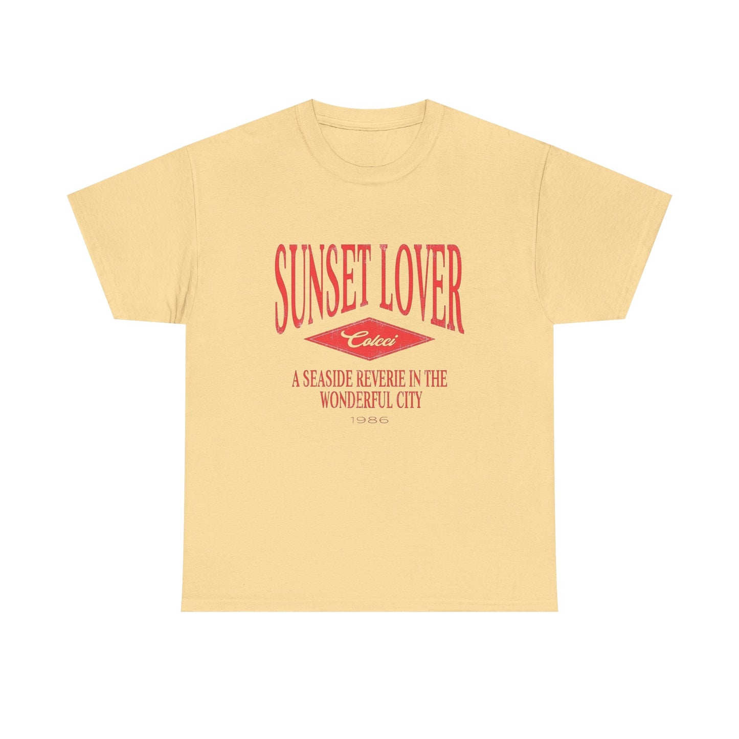 Sunset Lover Graphic T Shirt NEW Unisex Heavy Cotton Tee