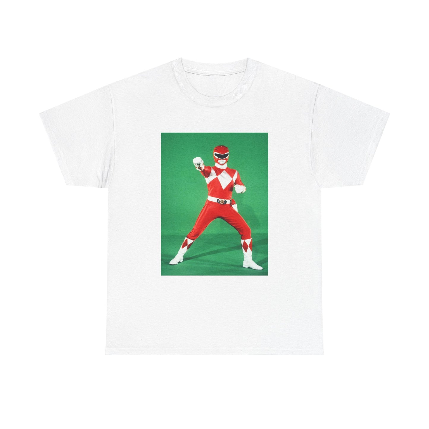 Power Rangers Tshirt Vintage 90s Kids Retro Tv Shows Unisex Heavy Cotton Tee