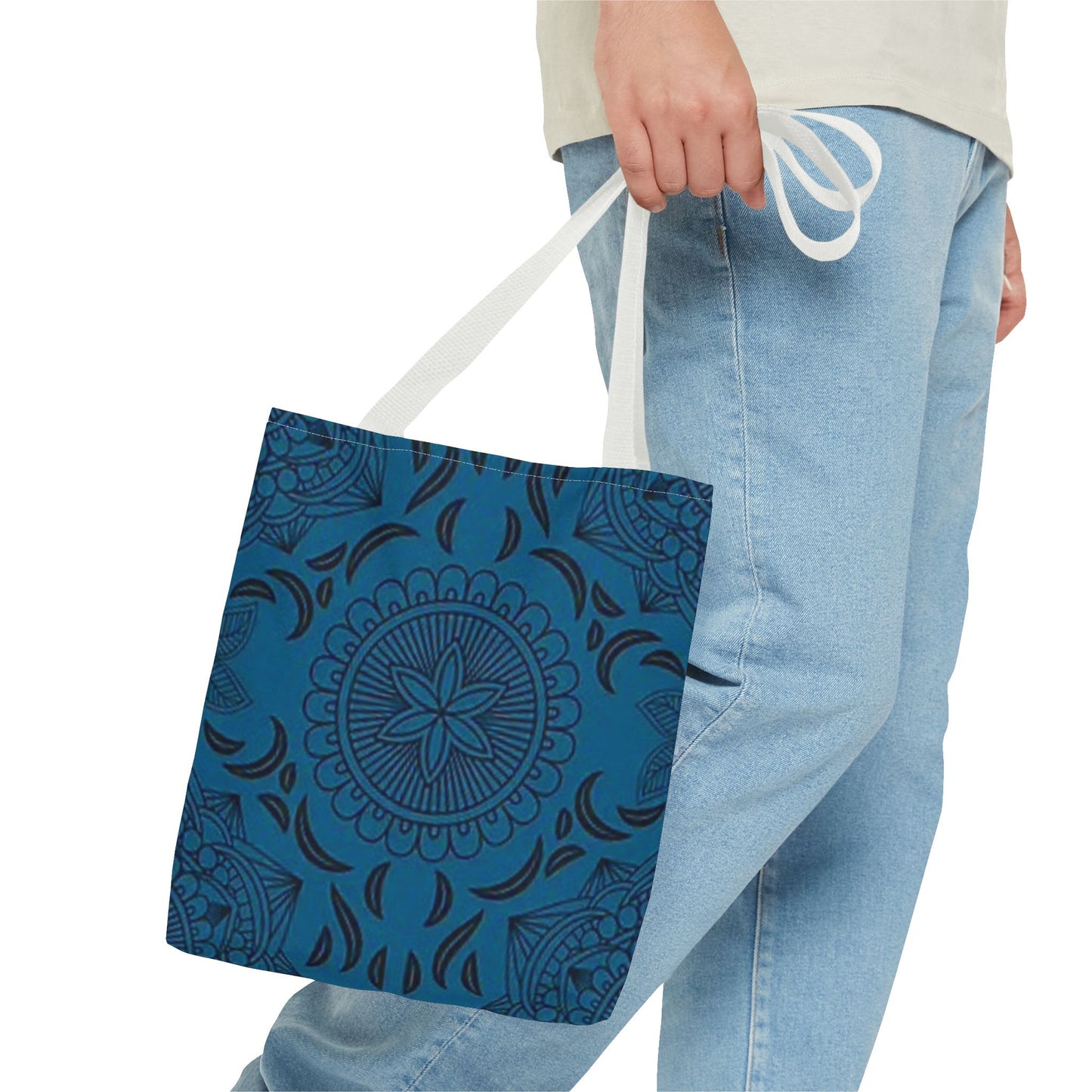Blue And Black MODERN BRAND NEW Tote Bag (AOP)