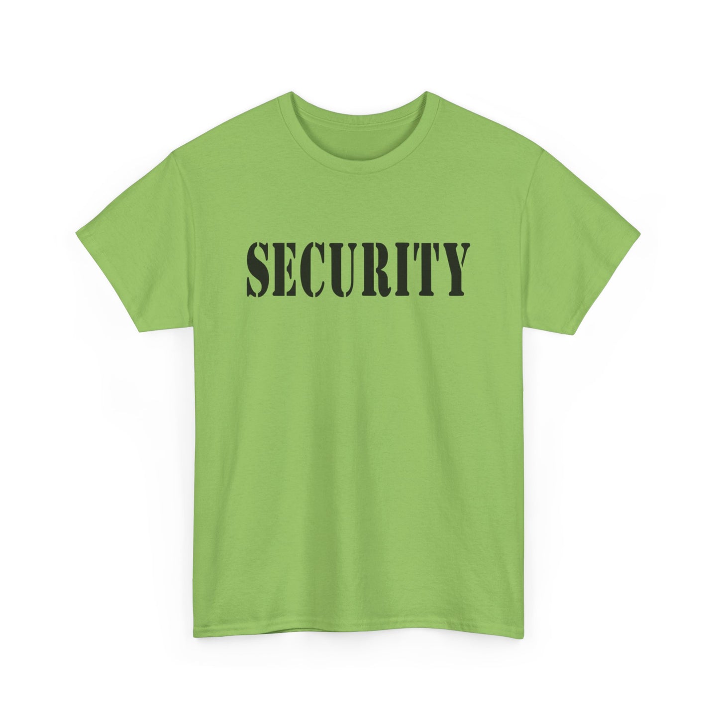 Security Graphic T Shirt Police Academy Uniform Funny Bar Unisex Heavy Cotton