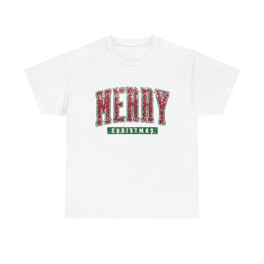Merry Christmas Festive Holidays Graphic T Shirt NEW Unisex Heavy Cotton Tee