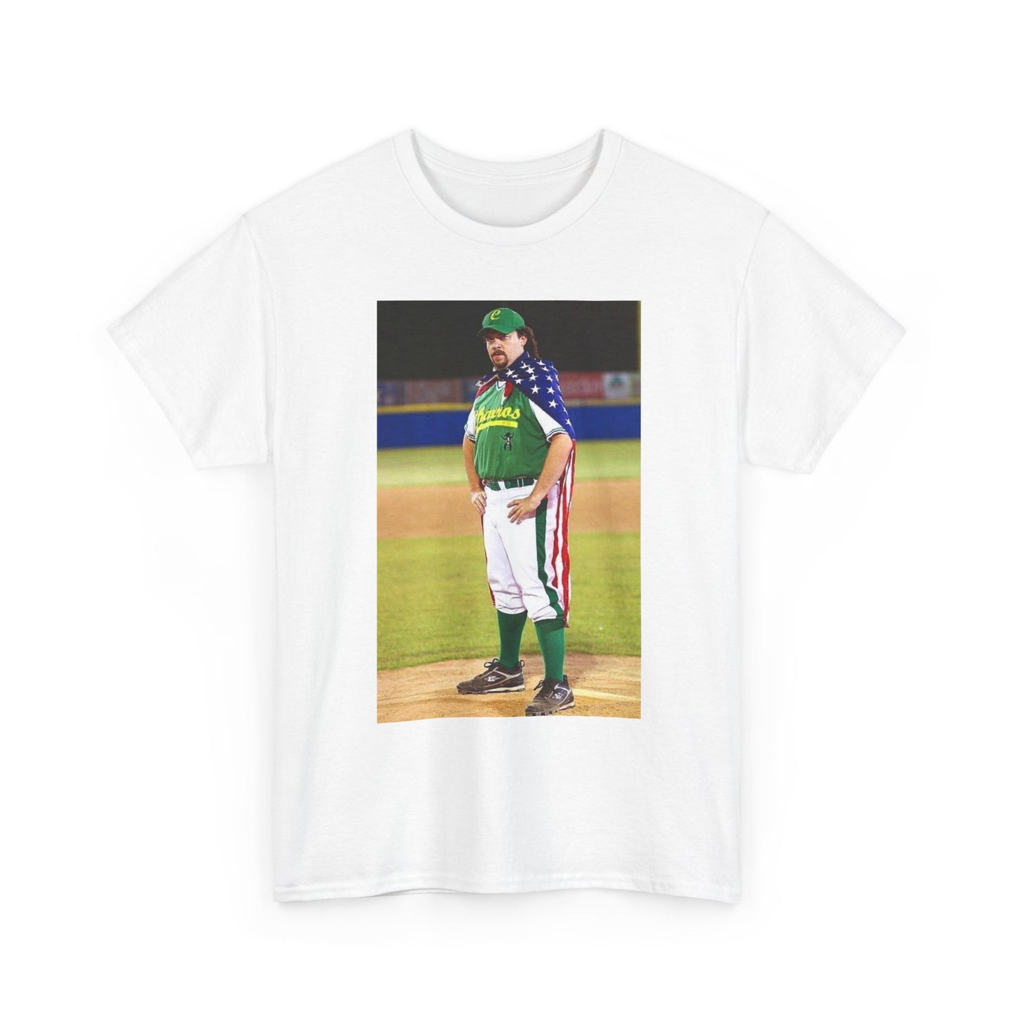 Kenny Powers Charros Graphic T Shirt Baseball Mound Unisex Heavy Cotton Tee