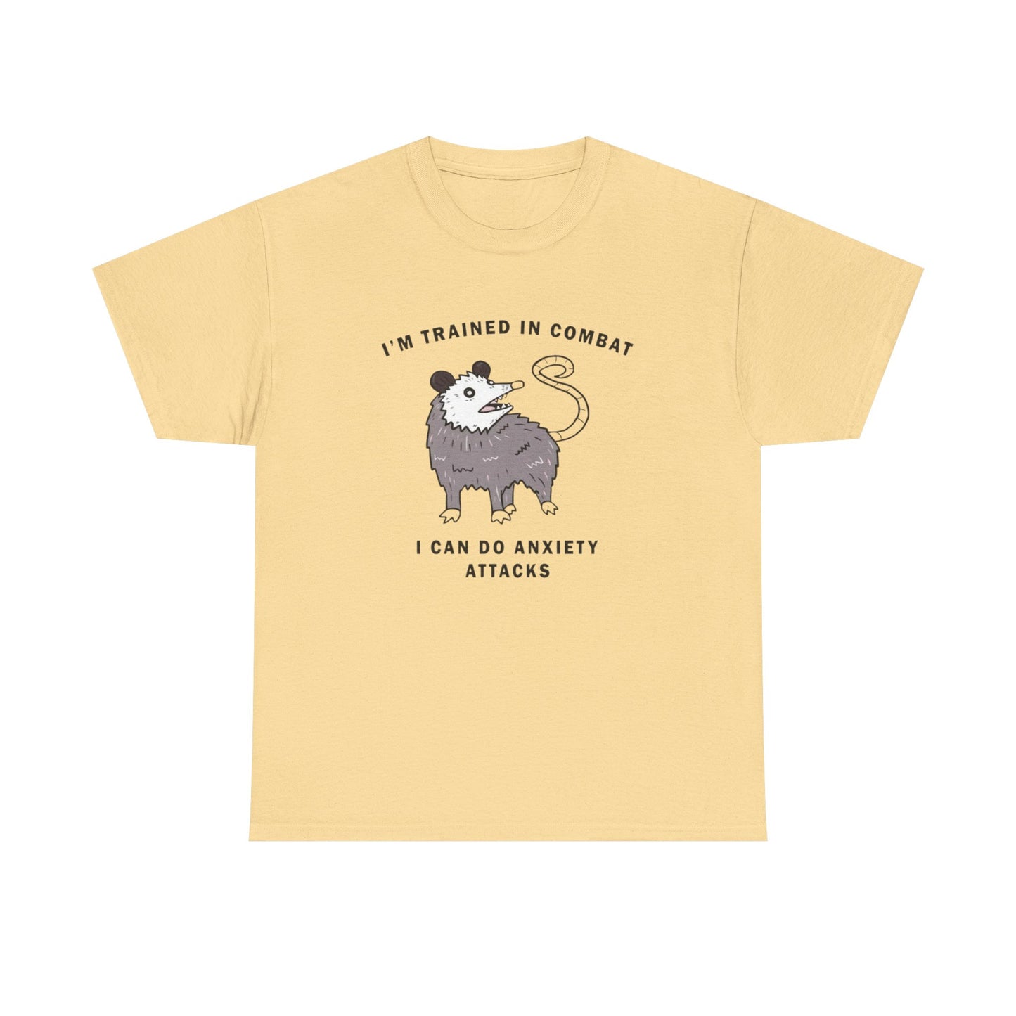 I Can Do Anxiety Attacks Funny Graphic T Shirt Unisex Heavy Cotton Tee