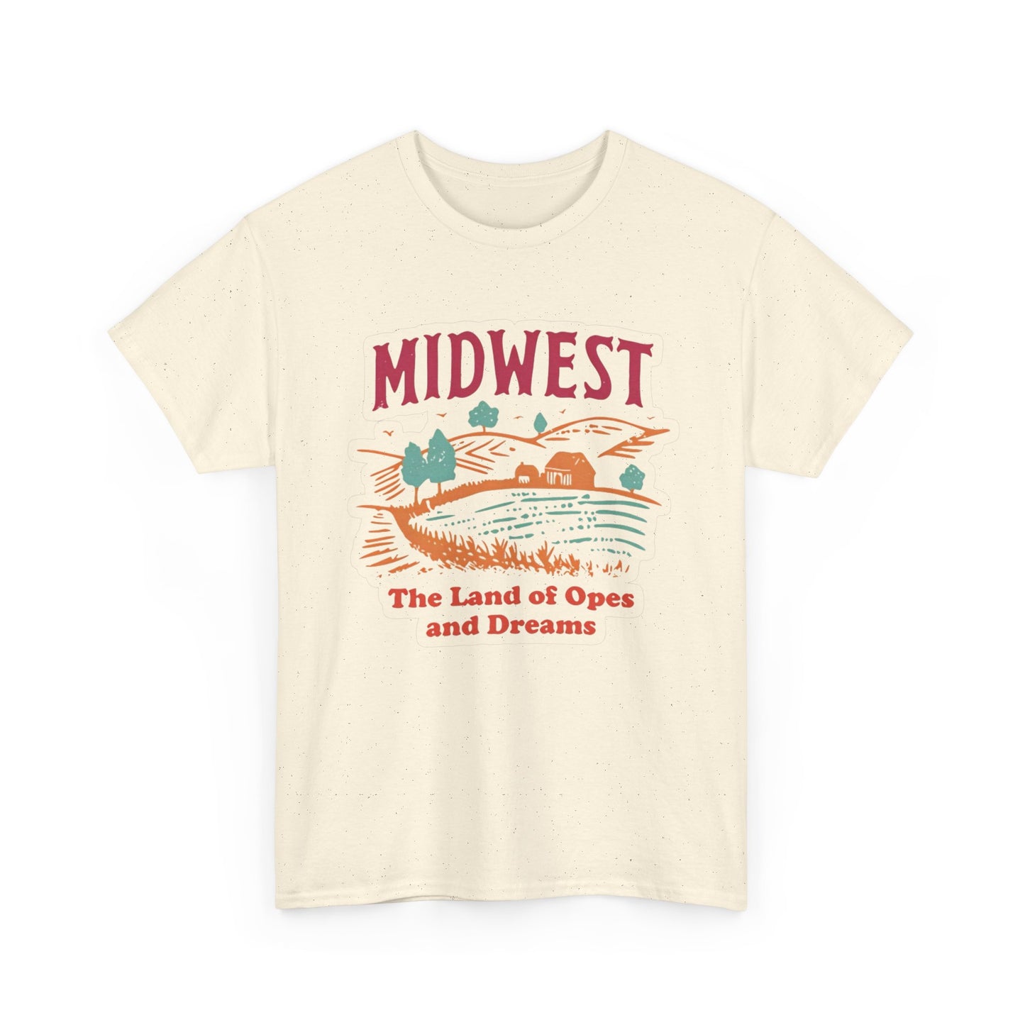Midwest Land Of Opes And Dreams Graphic T Shirt NEW Adult Tee