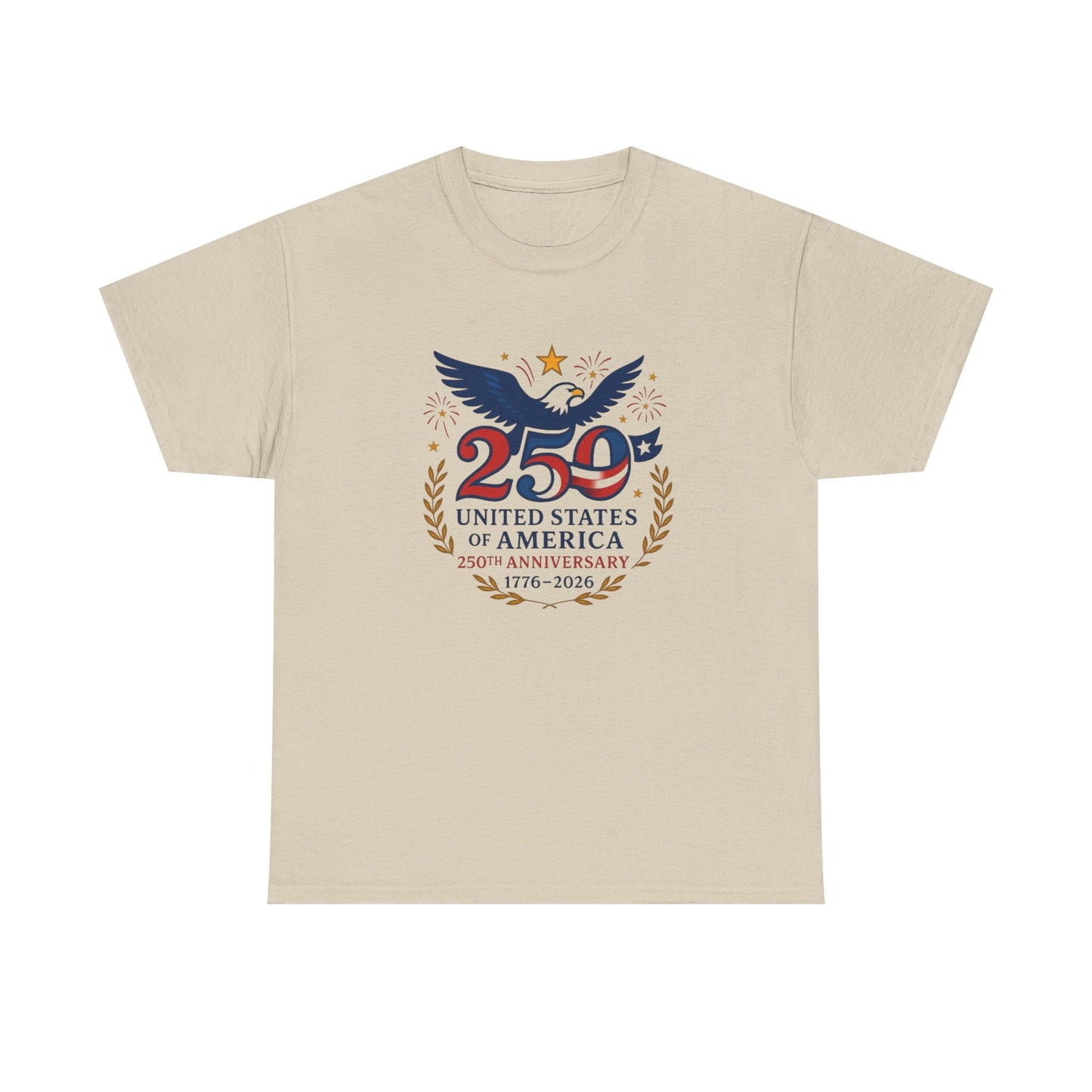 USA American 250th Anniversary Graphic T Shirt Adult New Tee