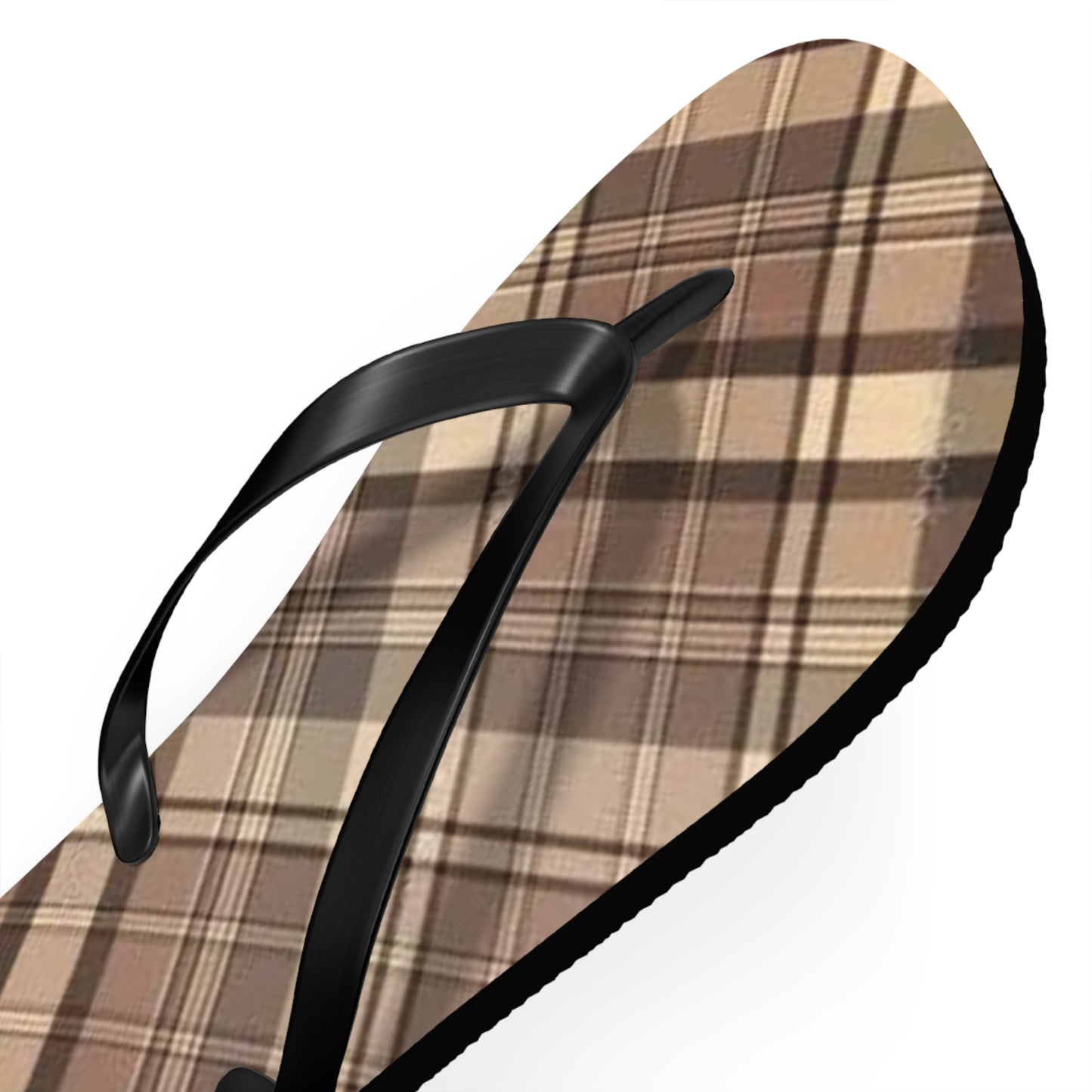 Brown Stripe Sandals, Beach Shoes, Vacation Flip Flops, Pool Slides