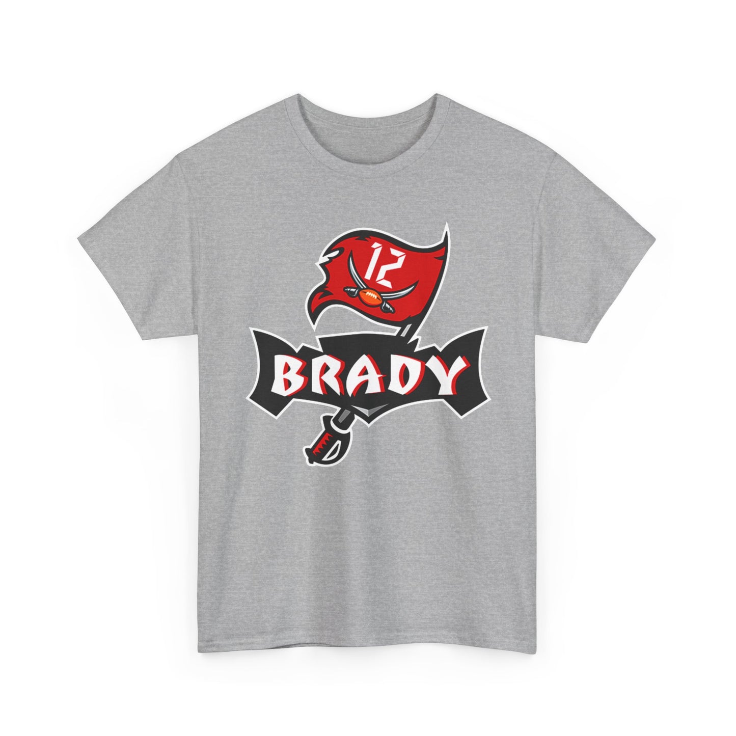 Tom Brady buccaneers T-shirt tb12 logo football Unisex Heavy Cotton Tee