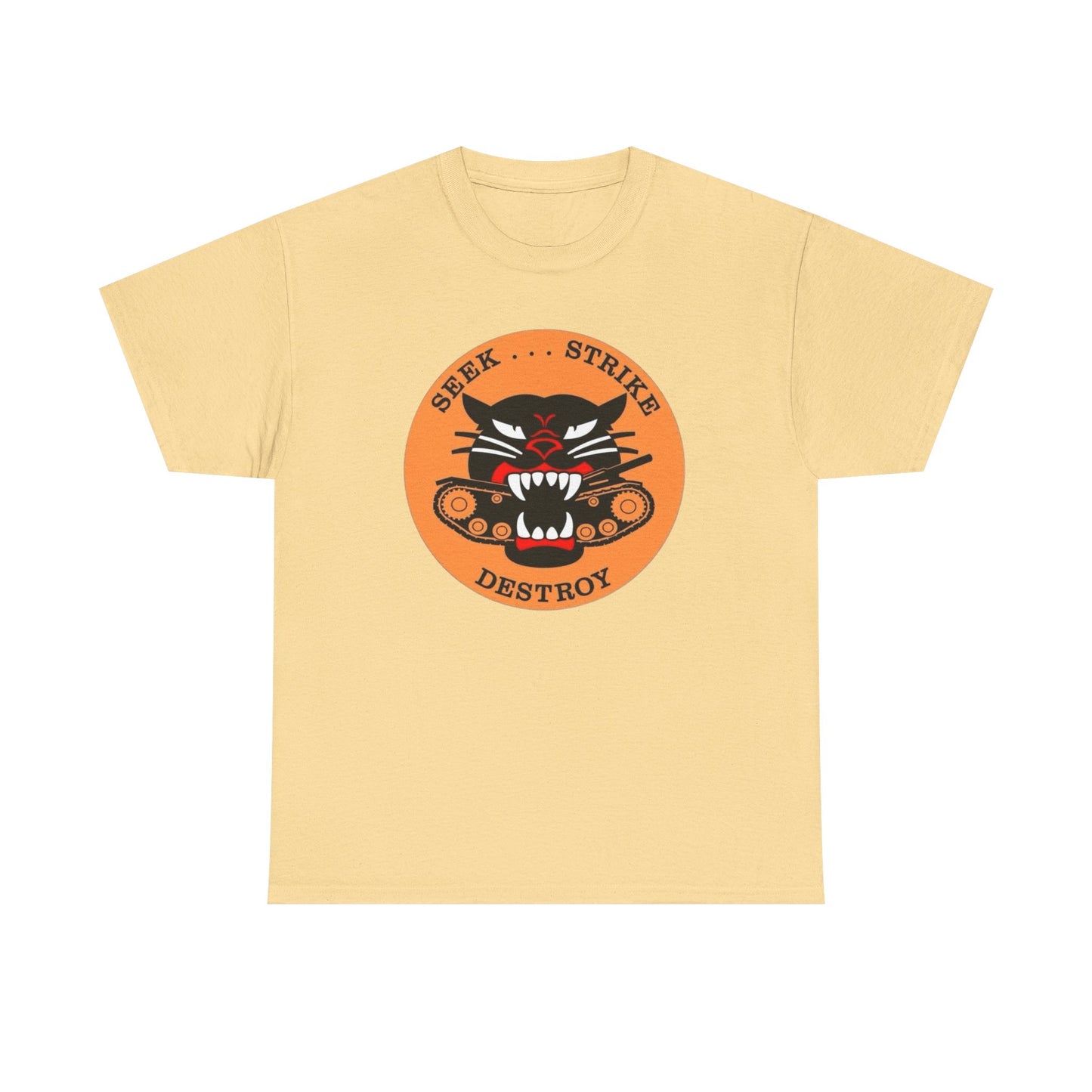 Seek Strike Destroy Graphic T Shirt NEW Unisex Heavy Cotton Tee