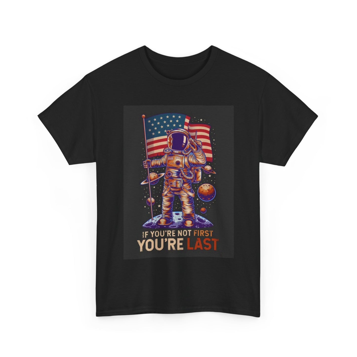 Talladega Nights Tshirt Nascar Astronaut Funny Unisex Heavy Cotton Tee
