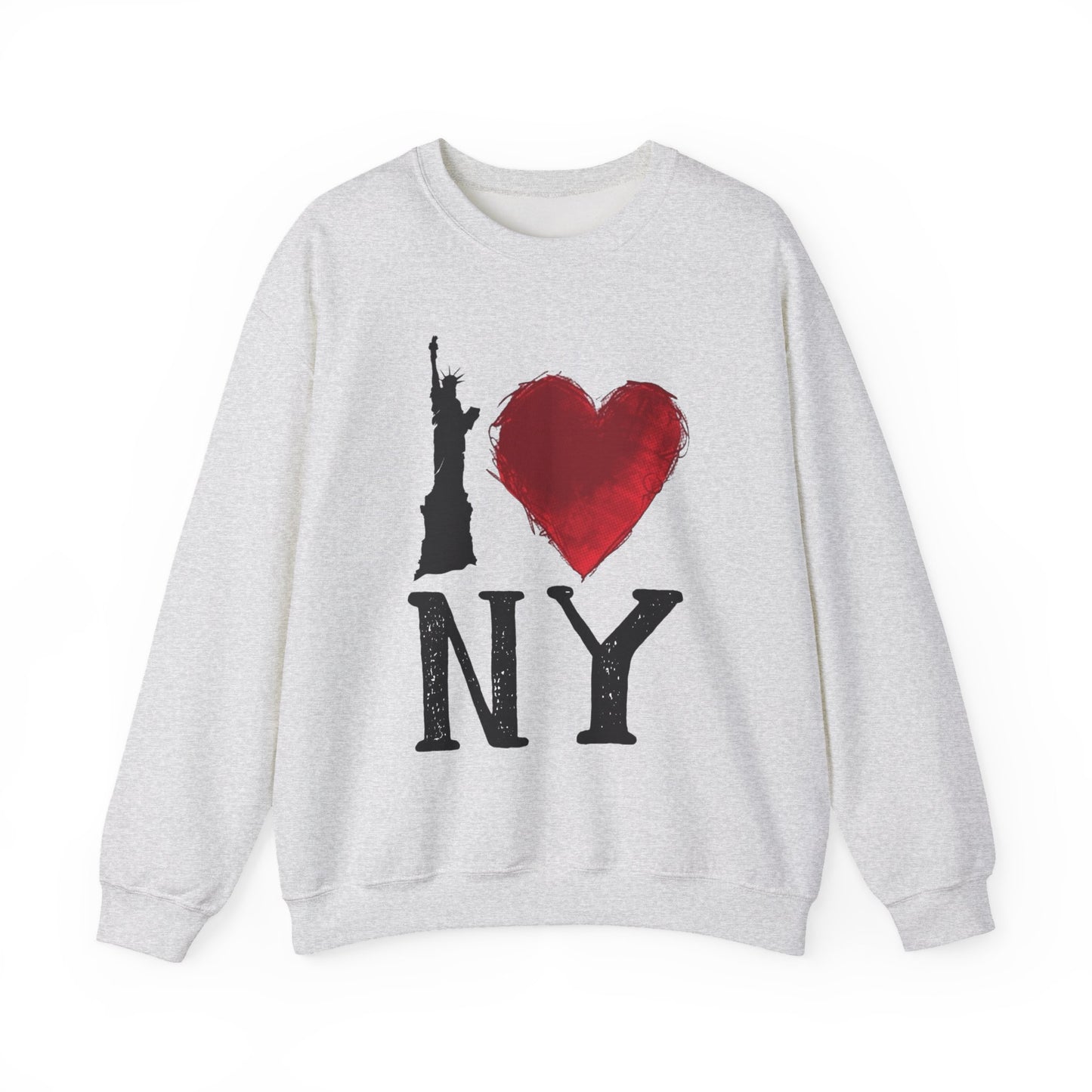 I Love NY Graphic Sweater NEW Unisex Heavy Blend™ Crewneck Sweatshirt