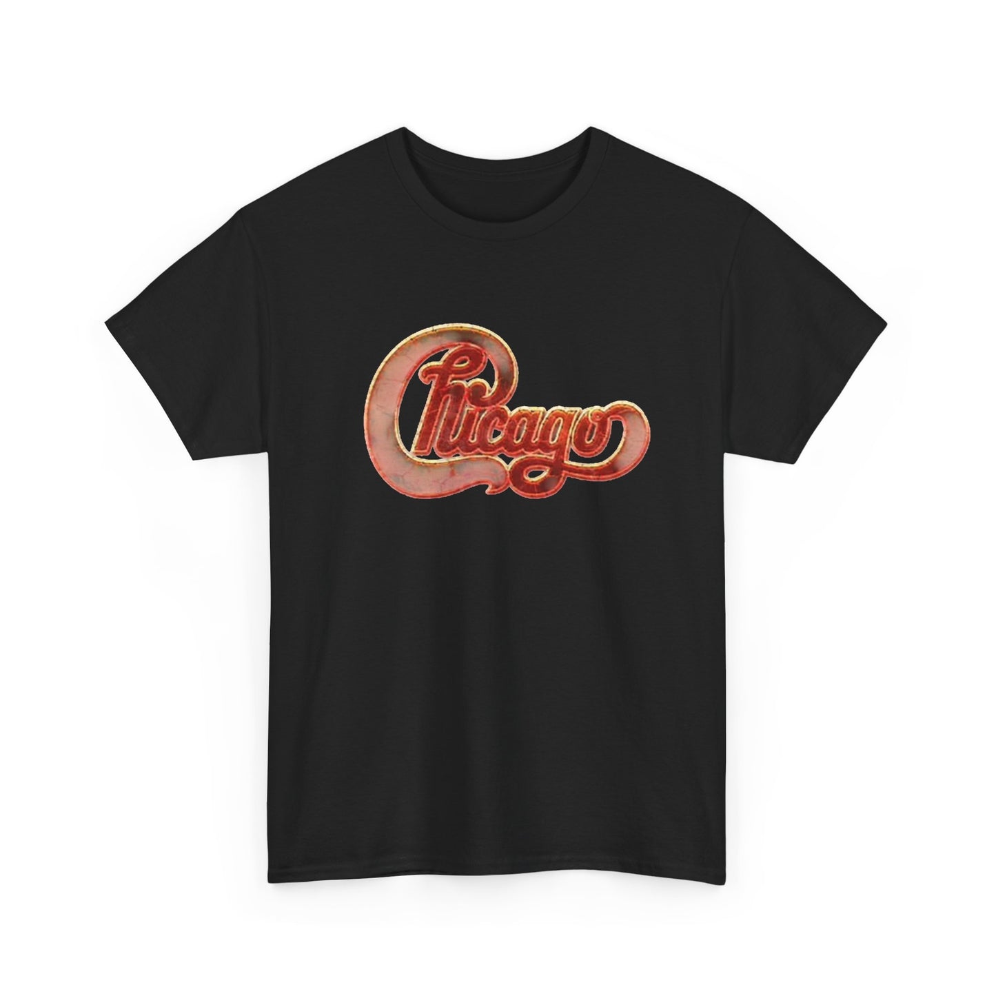 Chicago Graphic T Shirt Vintage Rock Merch Retro Unisex Heavy Cotton Tee