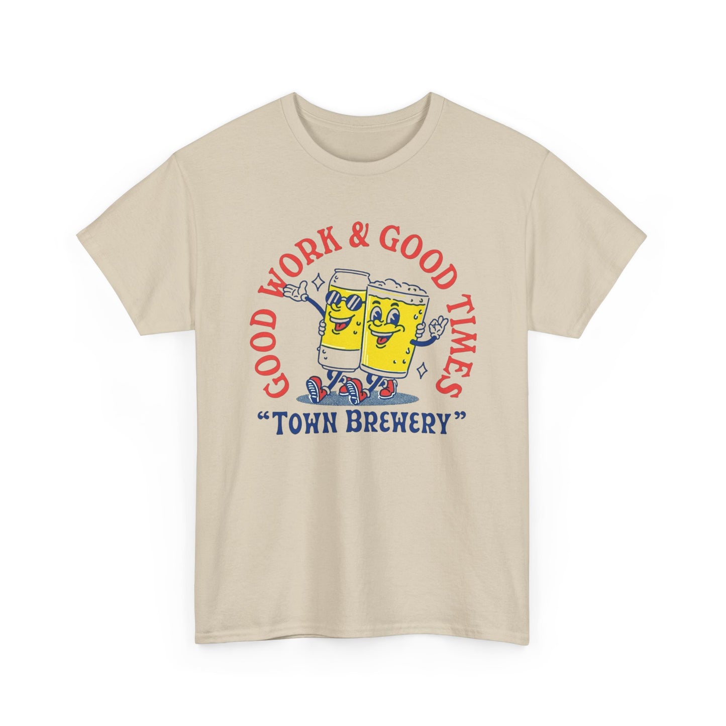 Town Brewery Vintage Graphic T Shirt ADULT NEW