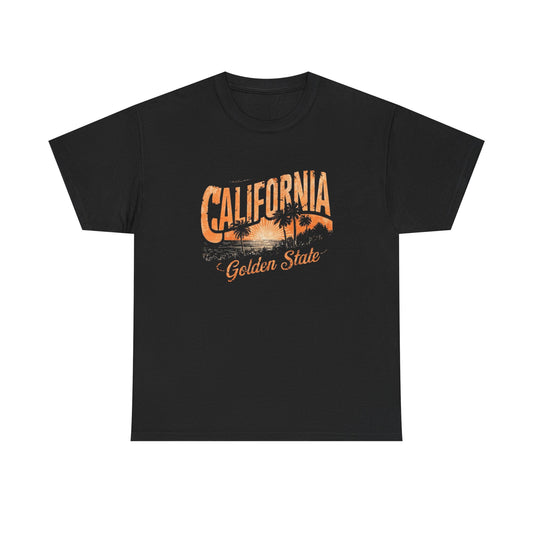California Golden State Graphic T Shirt Unisex Heavy Cotton Tee GIFT