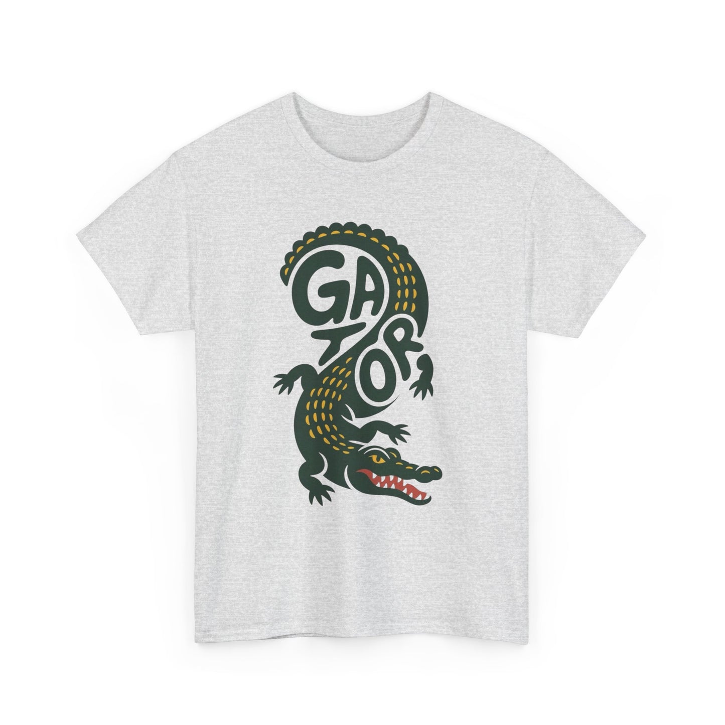Alligator Graphic T Shirt Unisex Heavy Cotton Tee