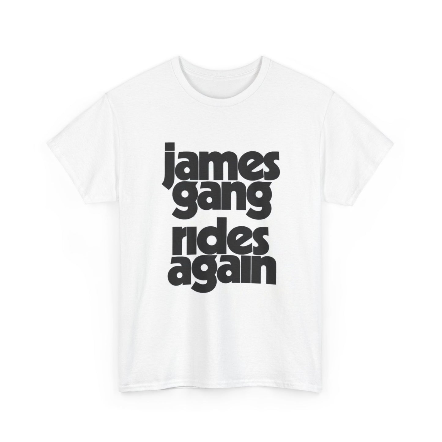 James Gang Rides Again Graphic T Shirt Vintage Rock Merch Unisex Heavy Cotton