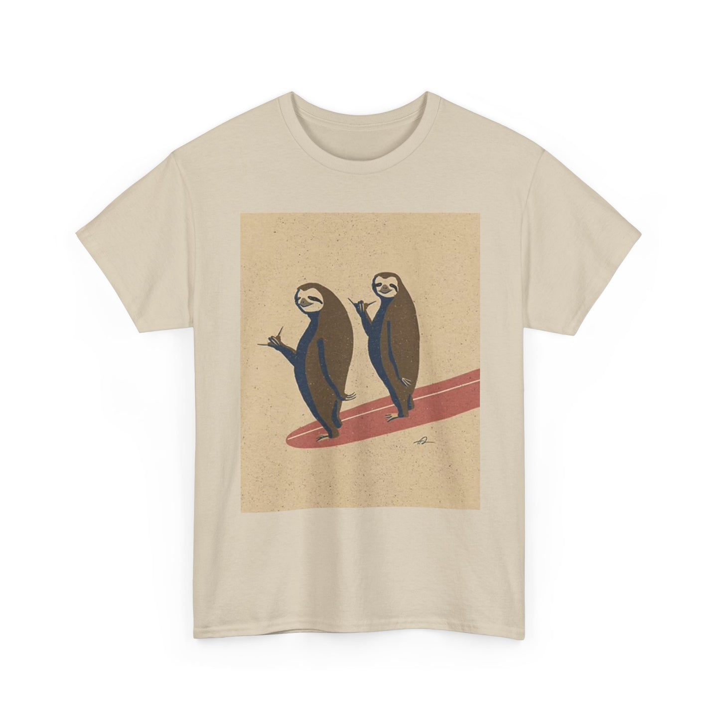 Surfing Graphic T Shirt Funny Multi Color Beach Unisex Heavy Cotton Tee