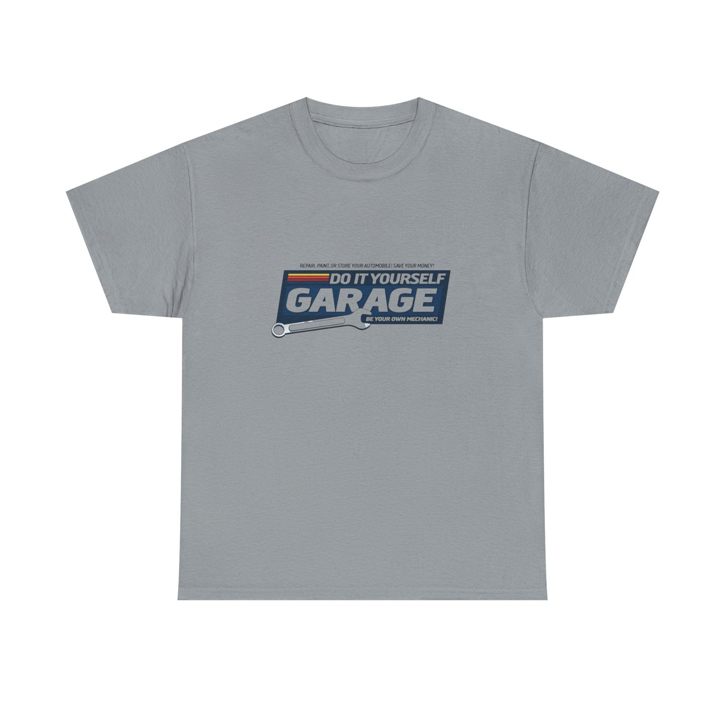 Do It Yourself Garage Graphic T Shirt Unisex Heavy Cotton Tee