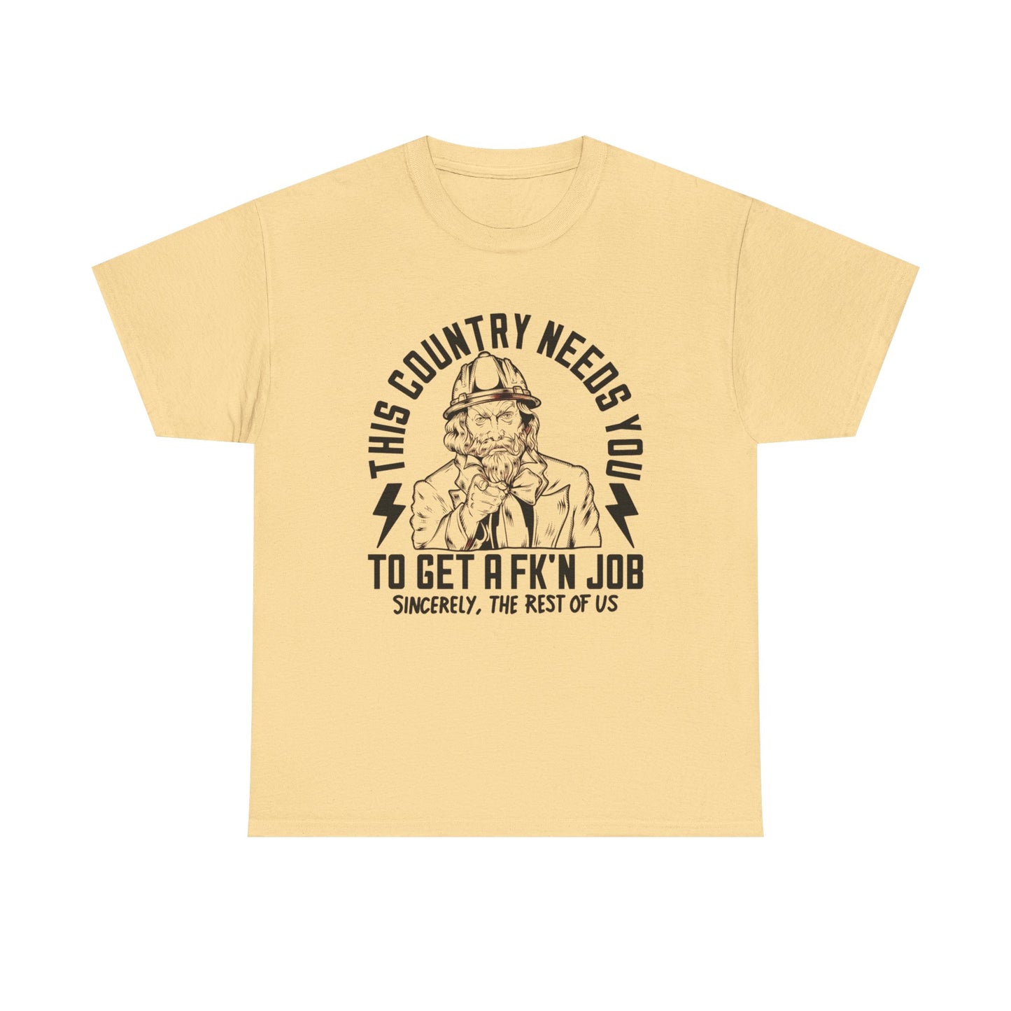 This Country Needs You Graphic T Shirt Unisex Heavy Cotton Tee