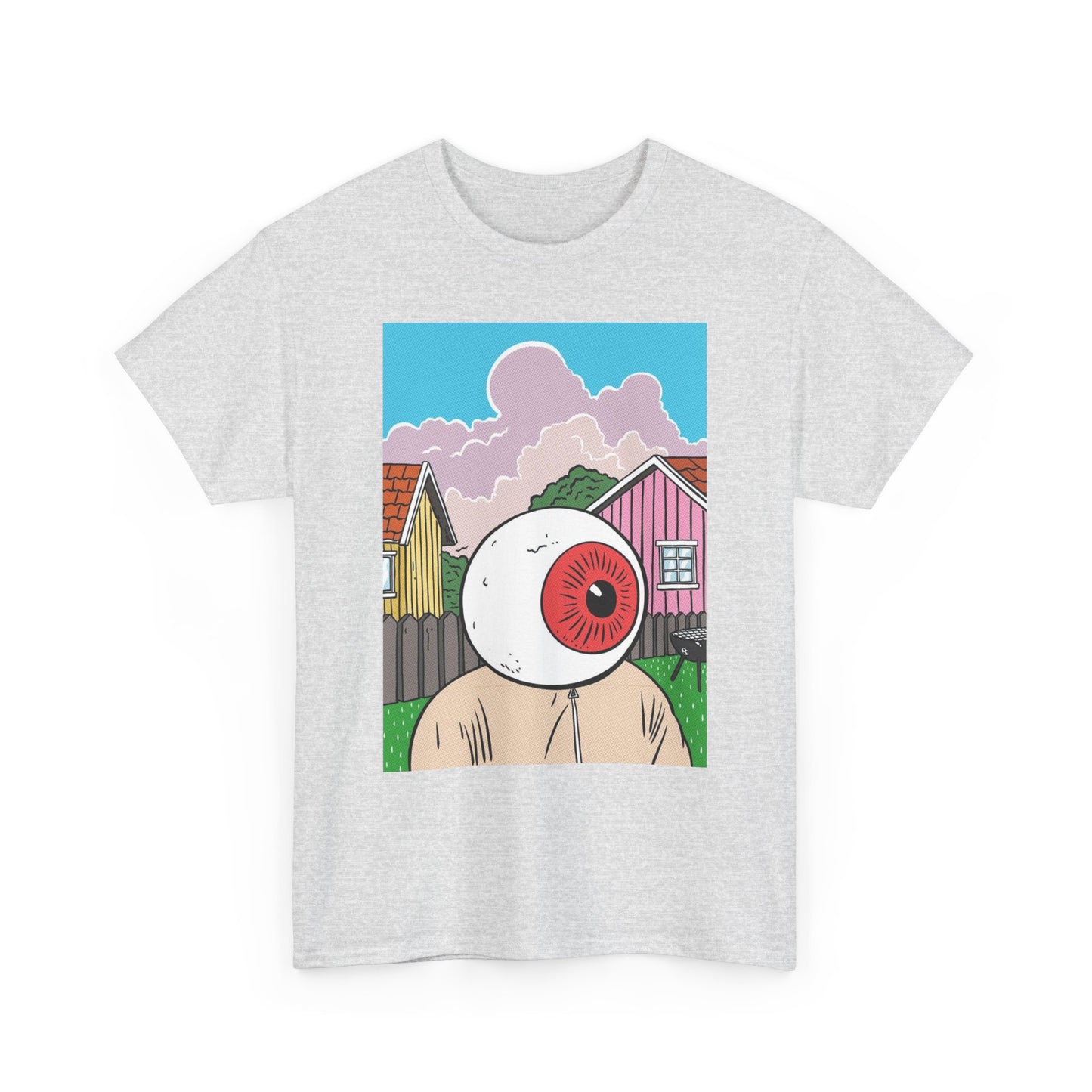 Bigeye Funny Vintage Art Graphic T-Shirt Comfy Cotton Tee Brand NEW