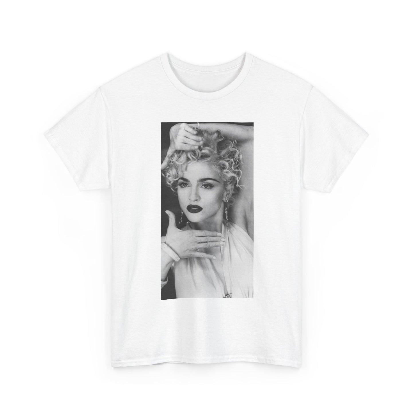 Madonna Tshirt Vintage Model Poster 90s Queen retro Unisex Heavy Cotton Tee