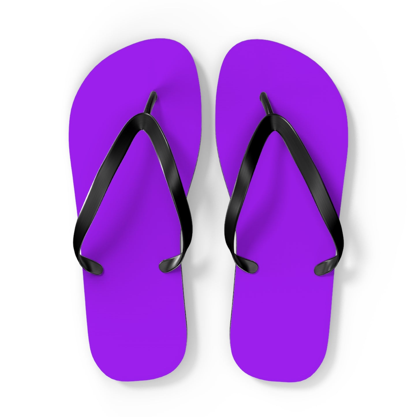 Neon Purple Flip Flops, Sandals Slides, Summer Footwear, Brand New