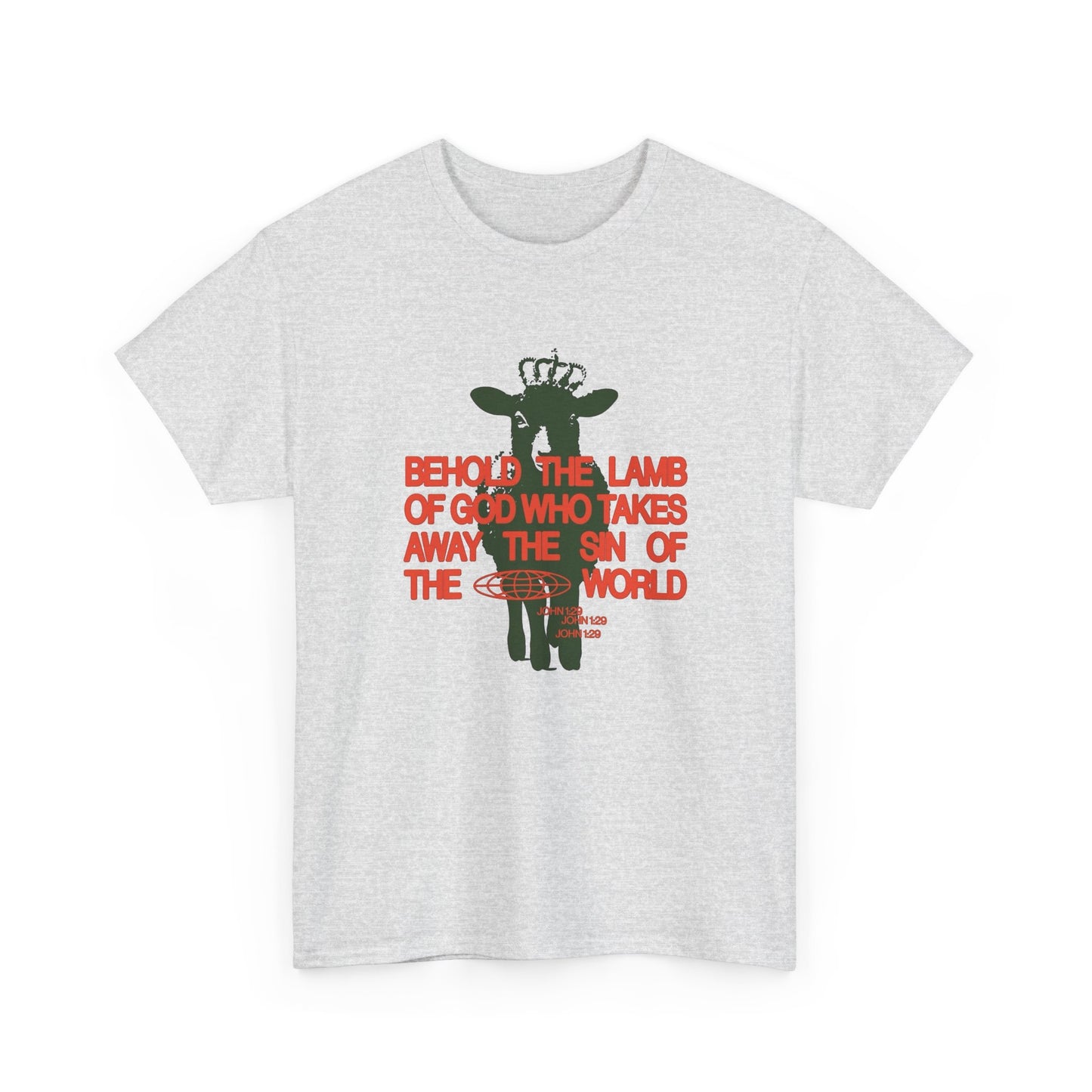 The Lamb Of God Christ Religion Graphic T Shirt Unisex Heavy Cotton Tee