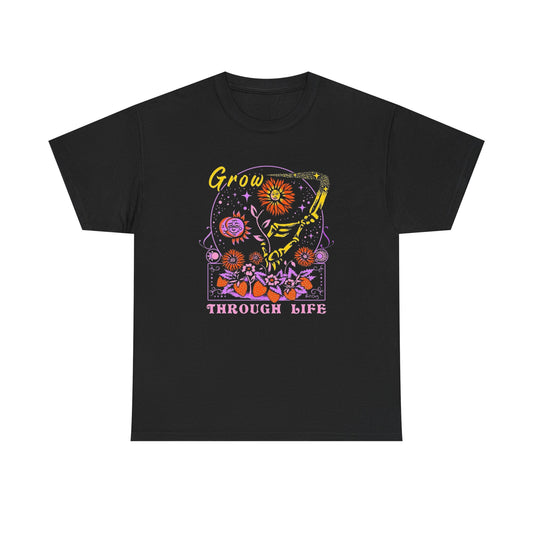 Grow Through Life Graphic T Shirt NEW ADULT Tee