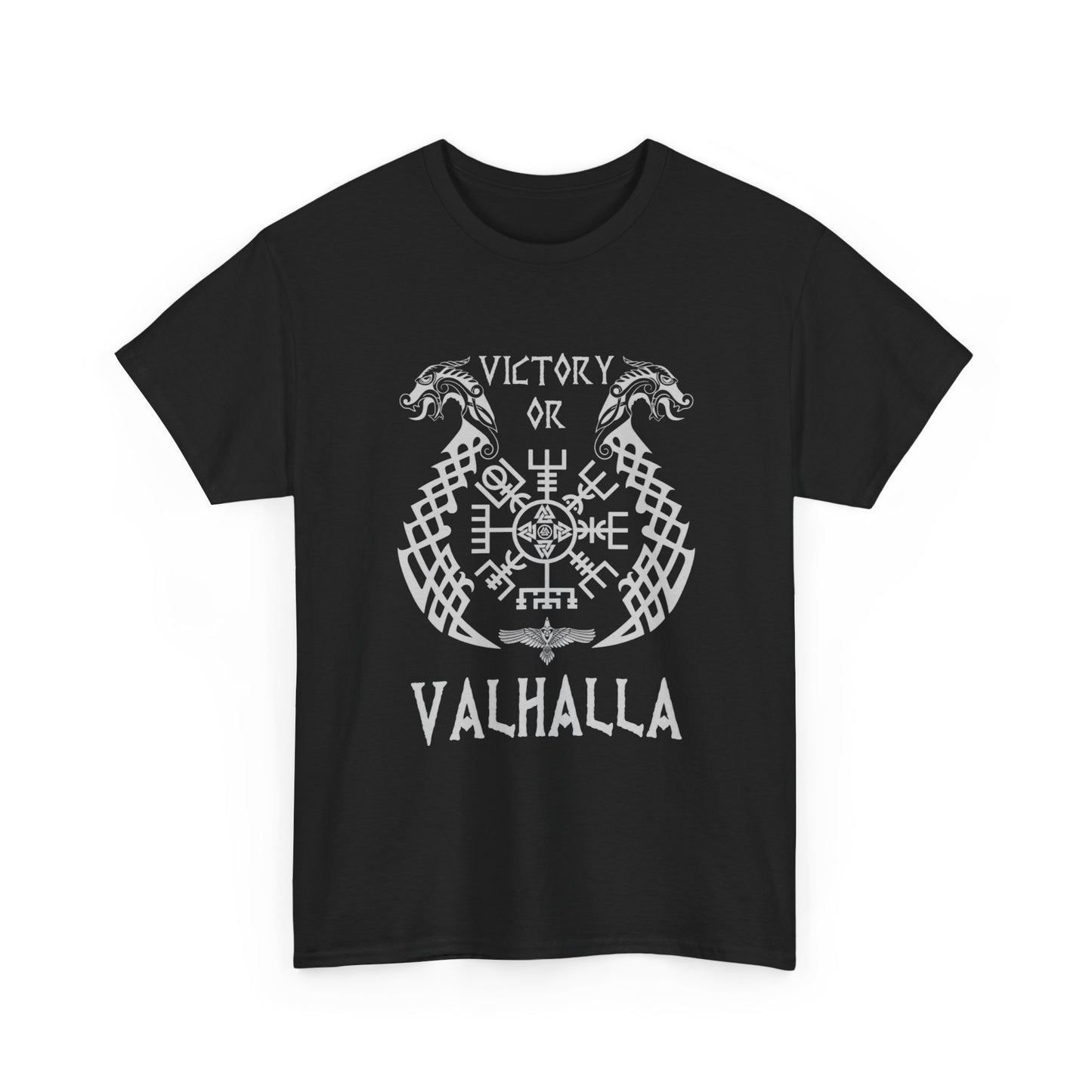 Victory Or Valhalla Graphic T Shirt NEW ADULT TEE VINTAGE
