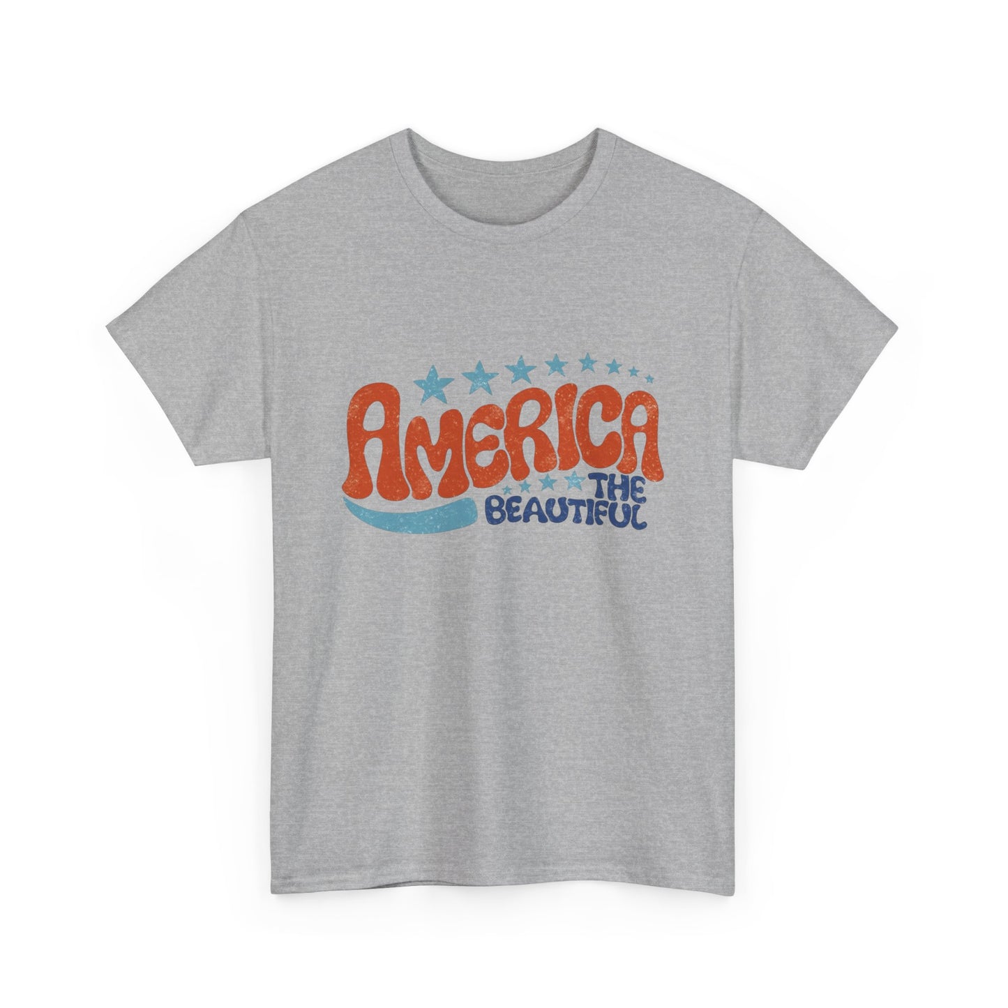 America The Beautiful Graphic T Shirt Adult New Tee