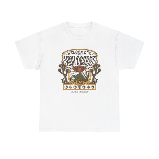 Welcome To The High Desert Graphic T Shirt NEW Adult Regular Heavy Cotton Tee