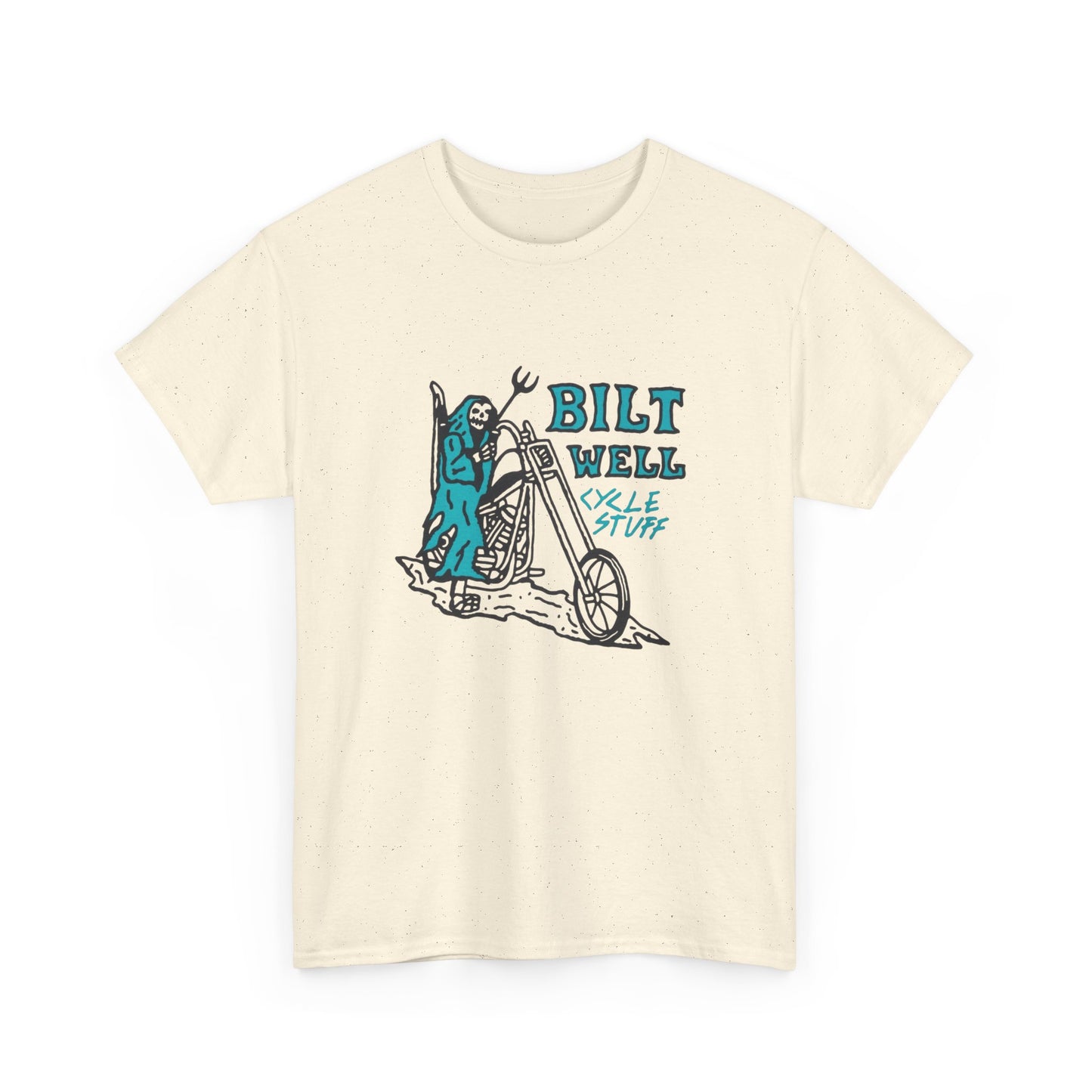 Bilt Well Motorcycle Stuff Graphic T Shirt Unisex Heavy Cotton Tee