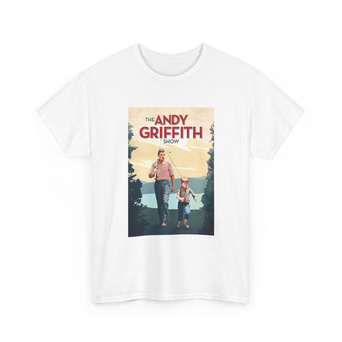 The Andy Griffith Show Tshirt Vintage Tv Series Retro Graphic Unisex Heavy Tee 3