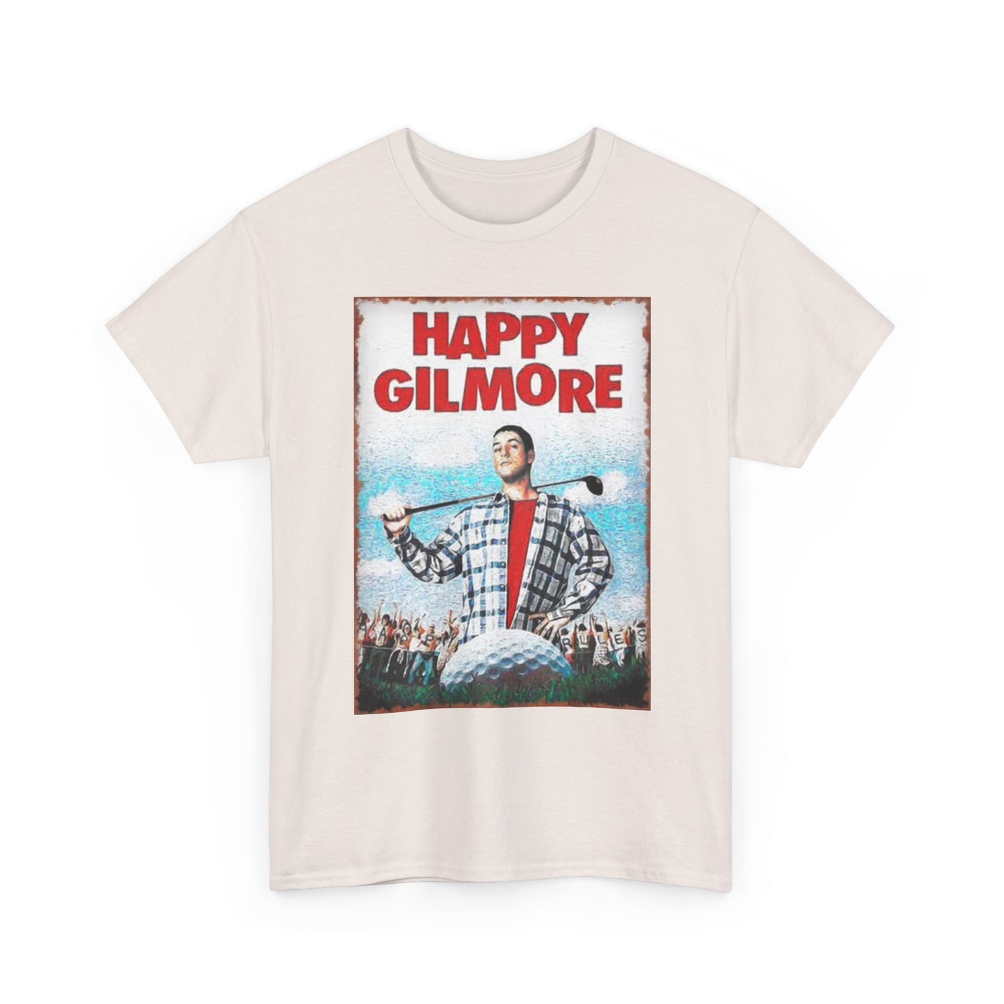 Happy Gilmore Graphic T Shirt BRAND NEW Apparel Unisex Heavy Cotton Tee