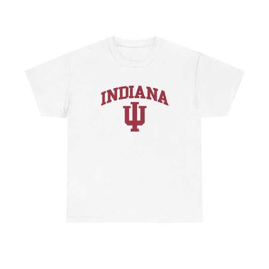 Indiana Graphic State Logo BRAND NEW Apparel T Shirt Unisex Heavy Cotton Tee