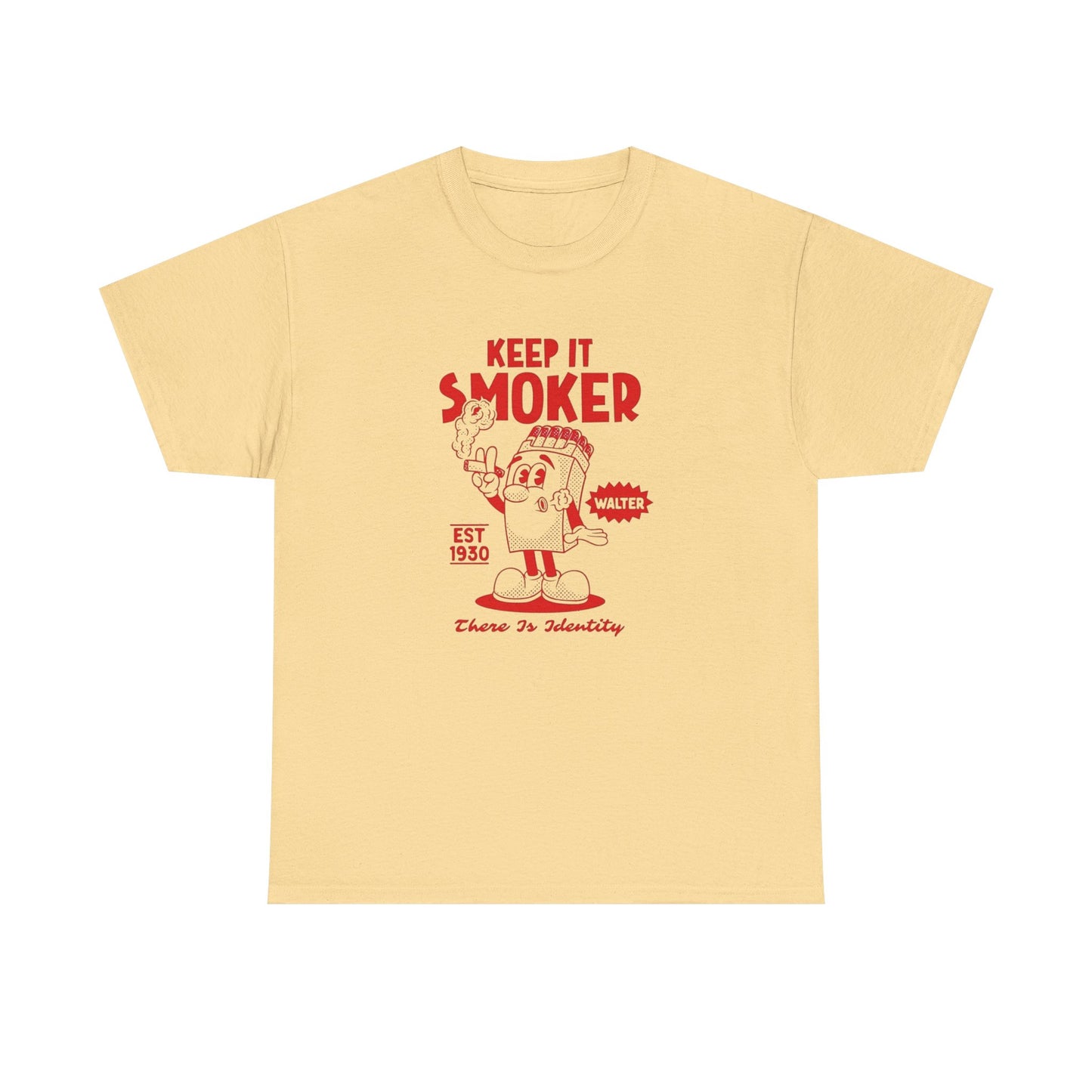 Keep It Smoker Vintage Graphic T-Shirt Comfy Cotton Tee Brand NEW