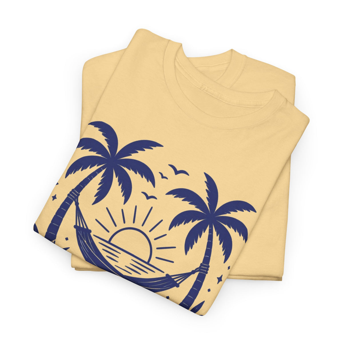 Island Time Palm Tree Sunset Tee Men's Graphic Tee