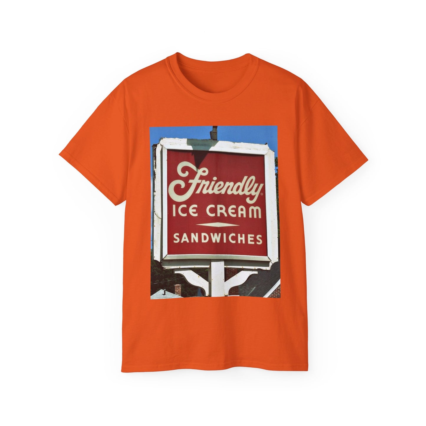 Friendlys ice cream T-shirt vintage New England restaurant chef Ultra Cotton Tee