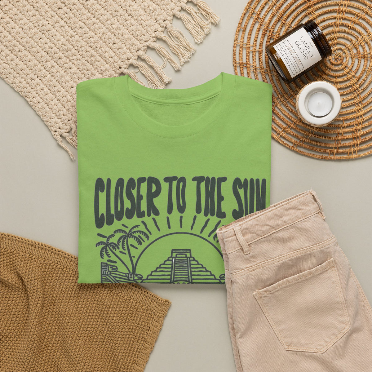 Closer to the Sun Riviera Maya Mexico T-Shirt Men's Graphic Tee