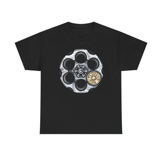 Revolver Lucky You Graphic T Shirt Unisex Heavy Cotton Tee