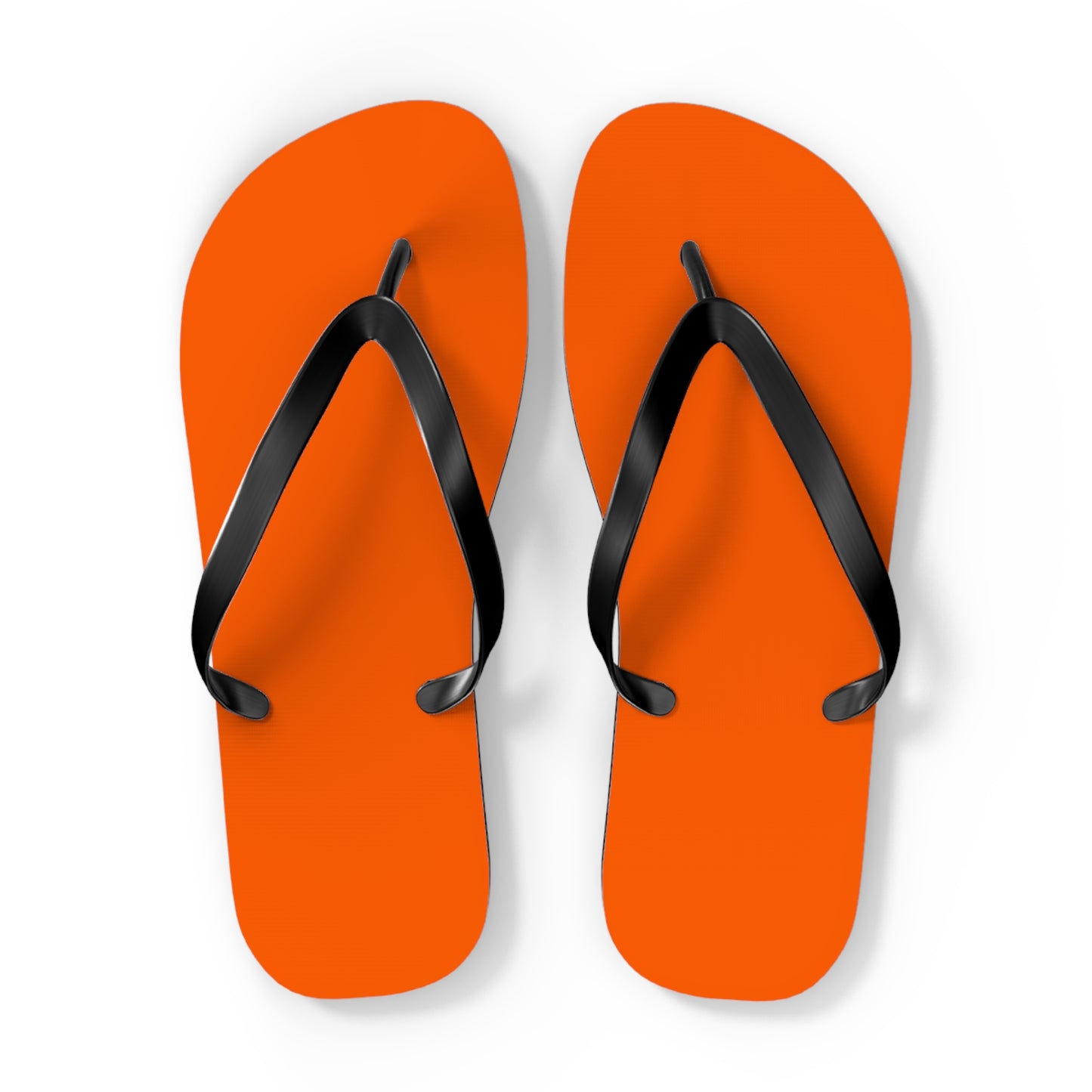 Bright Orange Flip Flops, Sandals Slides, Summer Footwear, Brand New