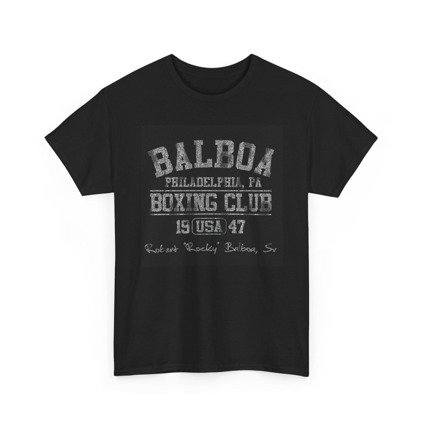 Rocky Balboa Graphic T Shirt Vintage Gym Gear Vintage Unisex Heavy Cotton Tee