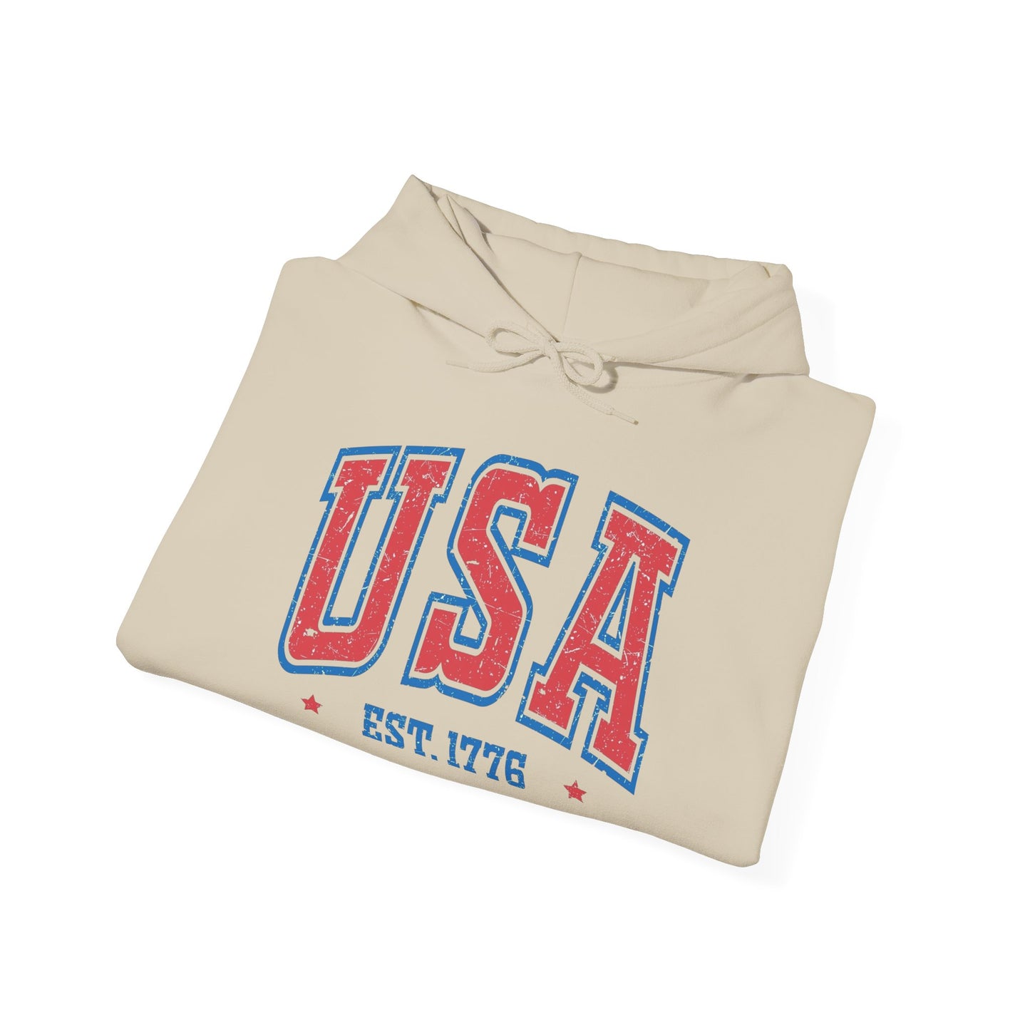 USA Est 1776 America Graphic Hoodie NEW Unisex Heavy Blend™ Hooded Sweatshirt