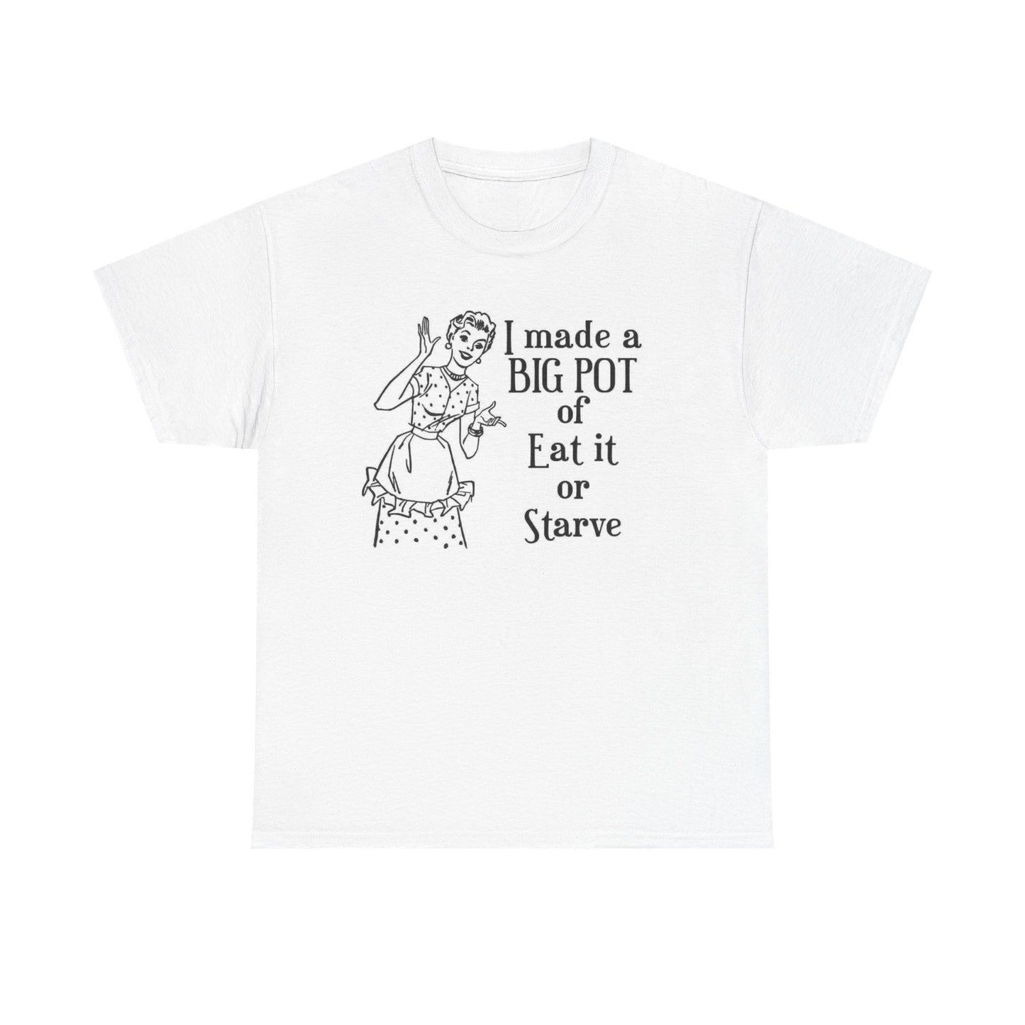 Funny Wife Mom Cooking Graphic T Shirt Women's Cotton Tee BRAND NEW