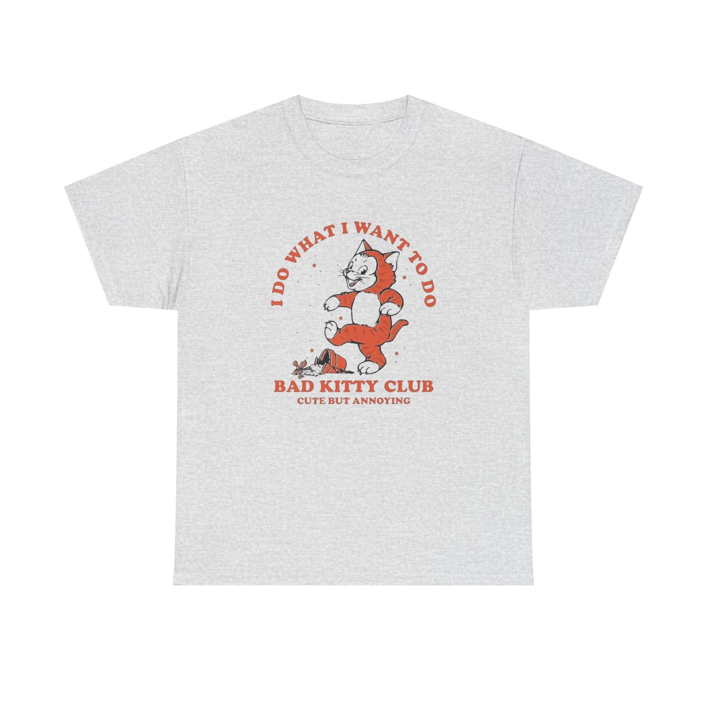 Bad Kitty Club Graphic T Shirt NEW ADULT TEE VINTAGE
