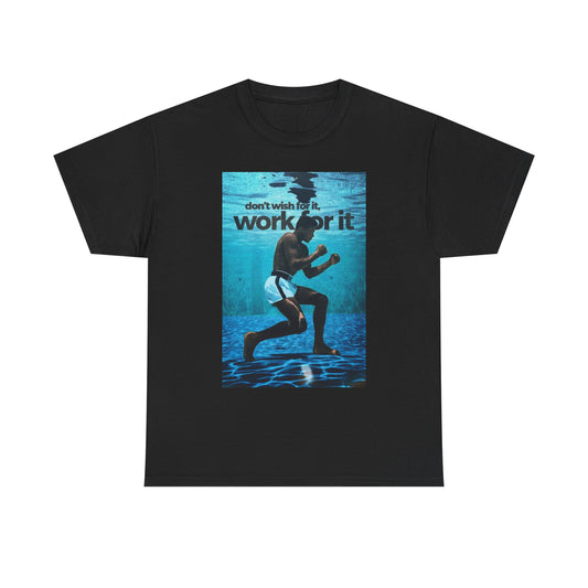 Muhammad Ali Work For It Motivation Graphic T Shirt S-5XL Unisex Cotton Tee