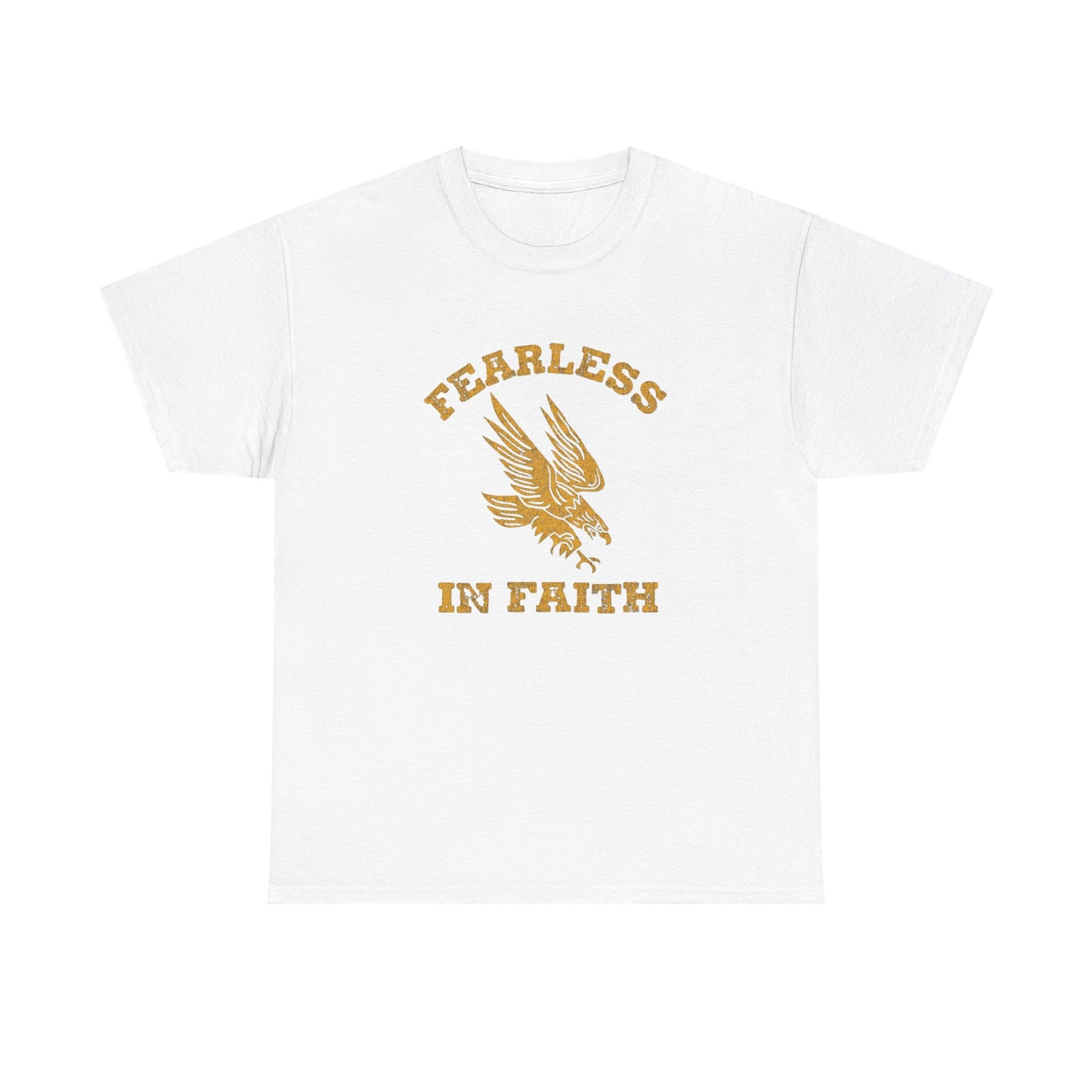 Fearless In Faith Graphic T Shirt Unisex Heavy Cotton Tee