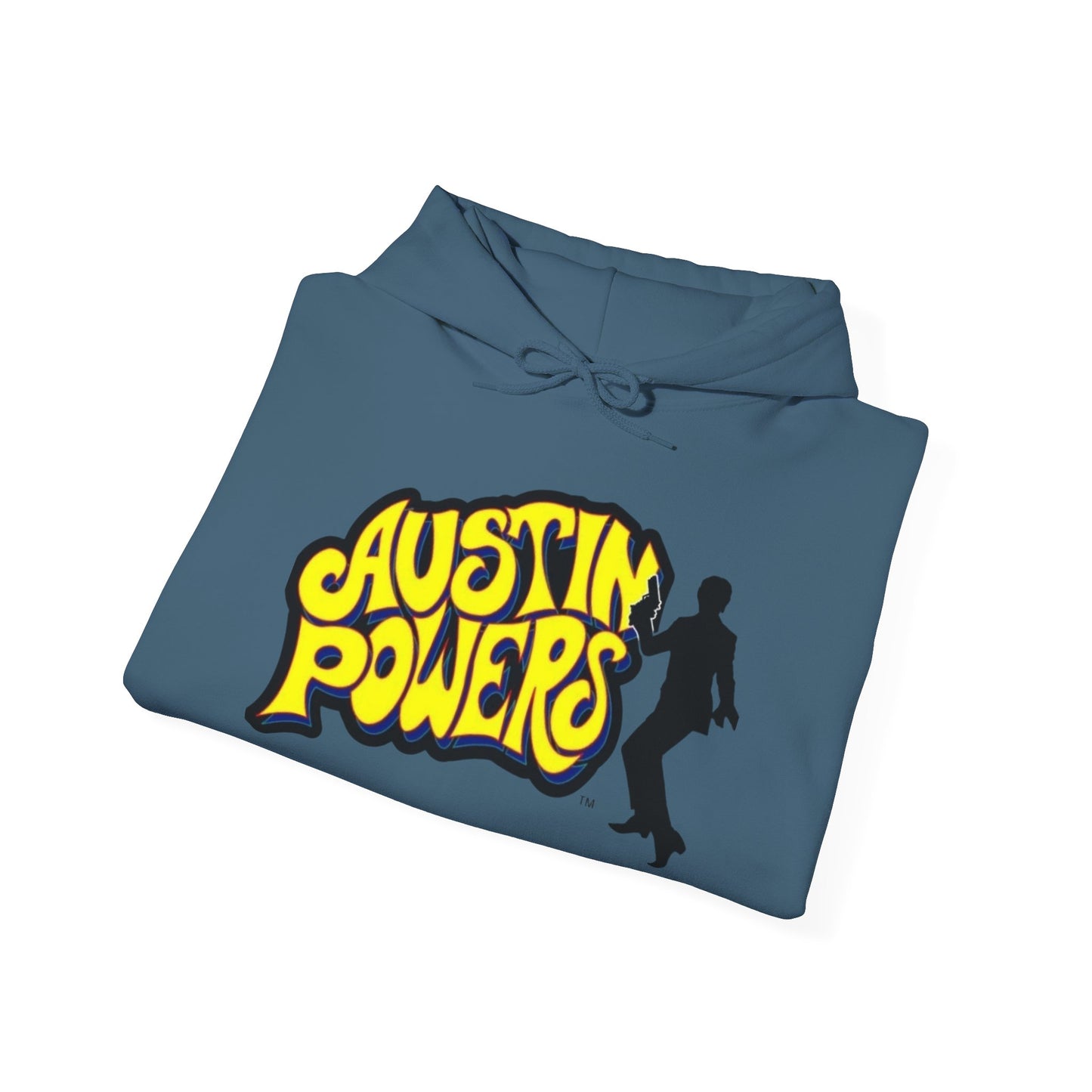 Austin Powers Retro Graphic Hoodie Unisex Heavy Blend™ Hooded Sweatshirt
